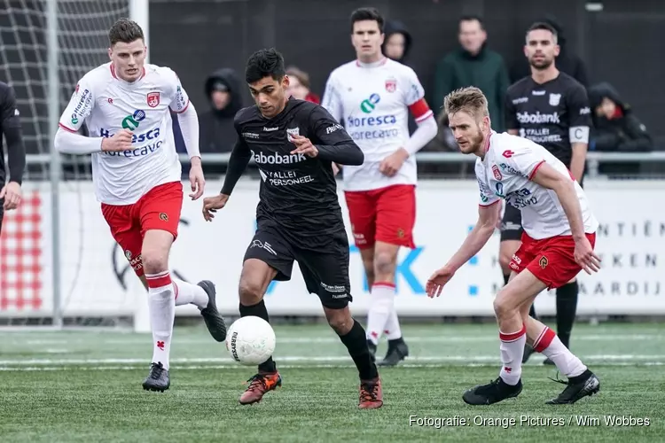 Noordwijk laat GVVV ontsnappen in slotfase