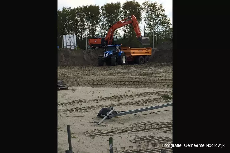 Sportparkgrond SJC tijdelijk opgeslagen op Bronsgeest