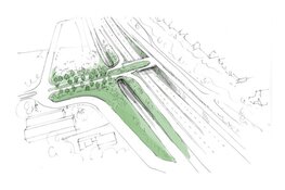 Provincie combineert aanleg bus onderdoorgang R-net met N206 Tjalmaweg