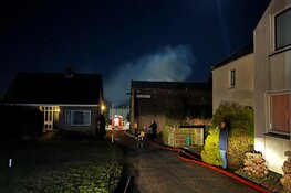 Flinke brand in leegstaand pand Lisserbroek