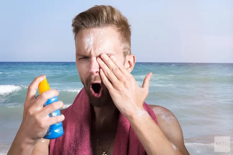 Smeer je in bij de zonnebrandpalen in Noordwijk
