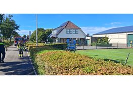 Brand in bollenschuur in Hillegom