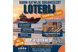 Spectaculaire loterij voor nieuwe overlevingspakken KNRM