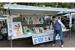 Eerste kunstmarkt in Sassenheim: ruim 45 kunstenaars in de Hoofdstraat