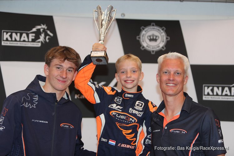 Racetalent Felix Bouwhuis (10) uit de Bollenstreek vecht zich naar eerste podium van 2026